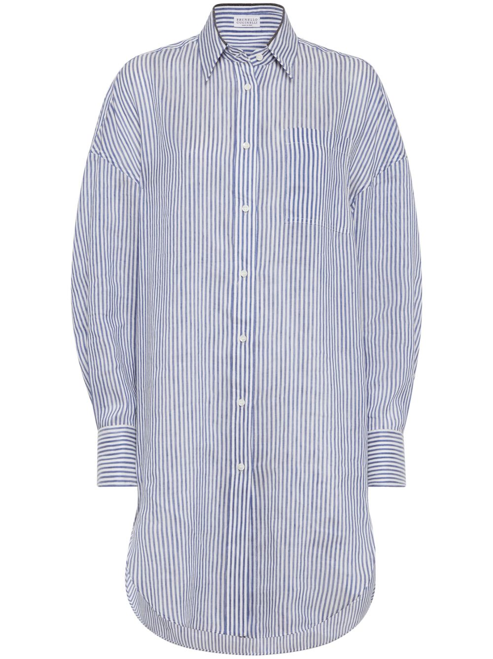 Brunello Cucinelli Striped Linenシャツ - Image 1