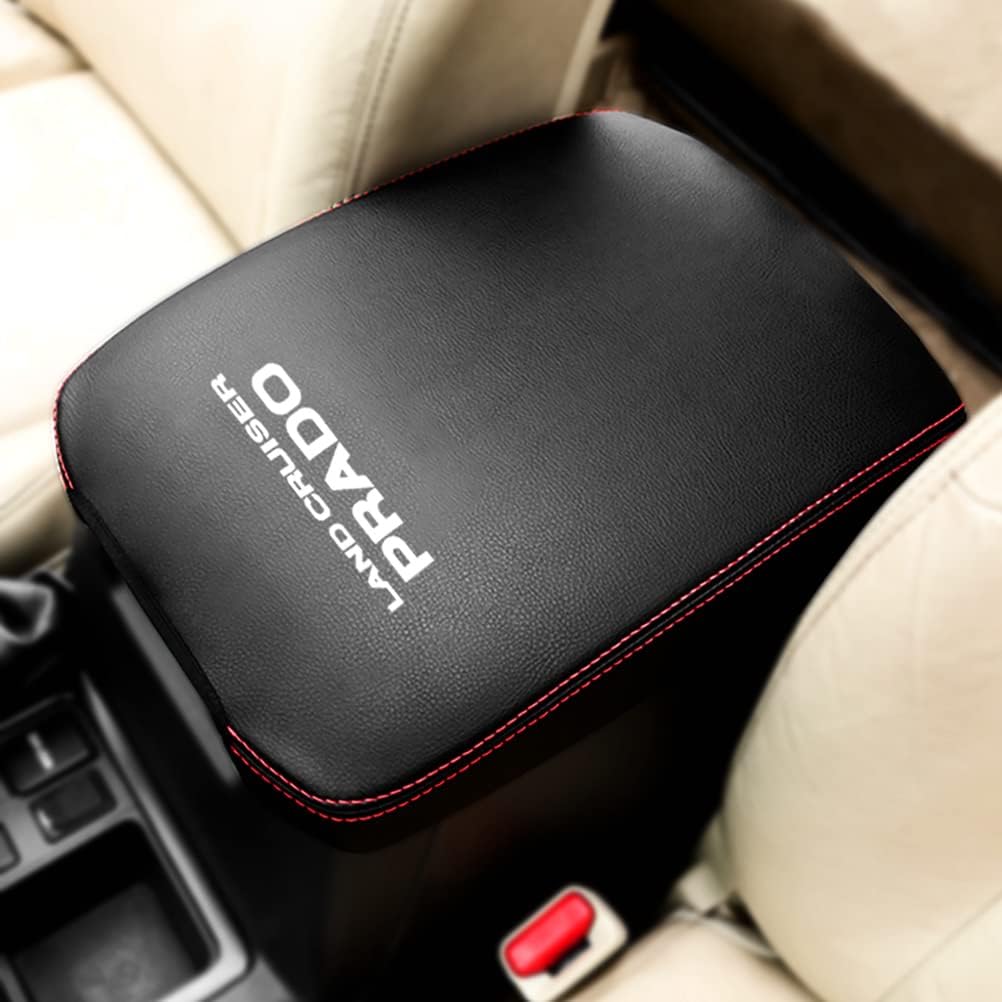 Kayafar Toyota Land Cruiser Prado 150 Series Armrest Cover Prado Console Box Cover Armrest Box Accessories PRADO Custom Interior Parts Dress Up Scratch Resistant Compatible with Prado 150 Series