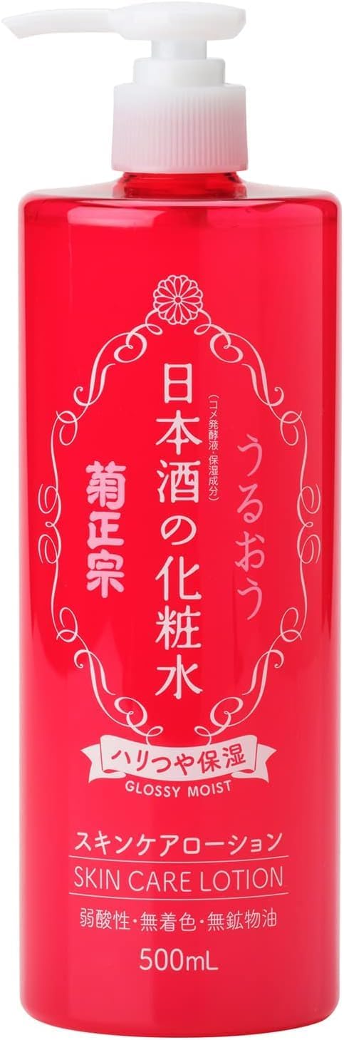 Kiku Masamune Sake Lotion, Firm & Moisturizing, 16.9 fl oz (500 ml), Niacinamide Ceramide, Large Capacity