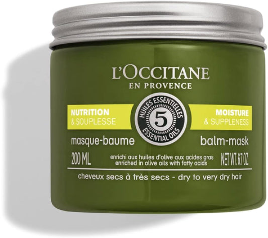 L'Occitane Five Herbs Deep Moisturizing Hair Mask, 7.8 fl oz (200 ml)