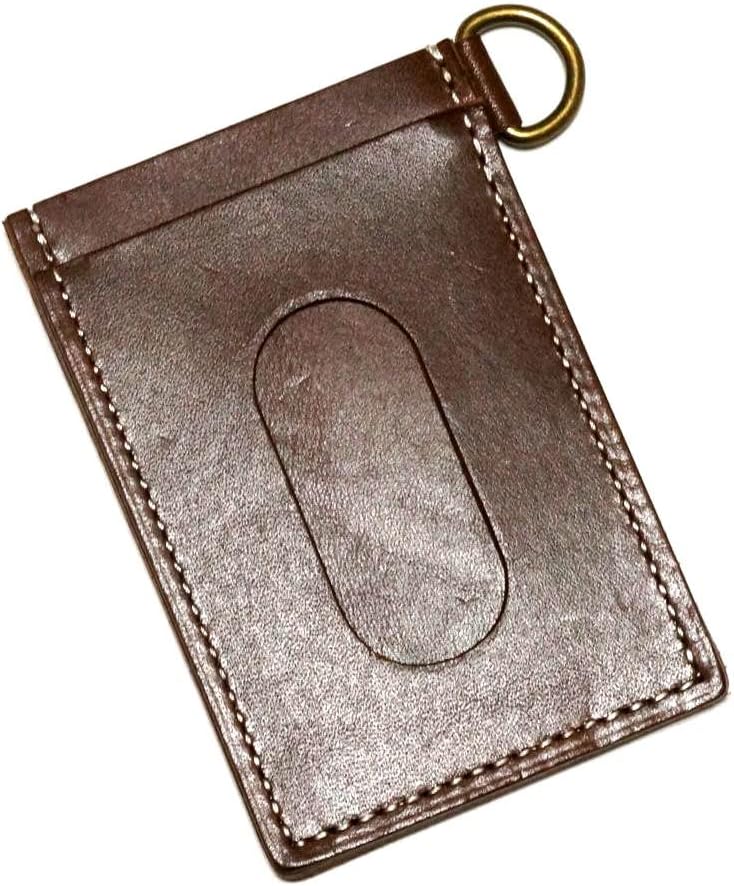 TOCHIGI LEATHER Pass Case, Commuter Pass Case, Tochigi Leather, Natural Leather Specifications, Slime Leather, Made in Japan, dark brown