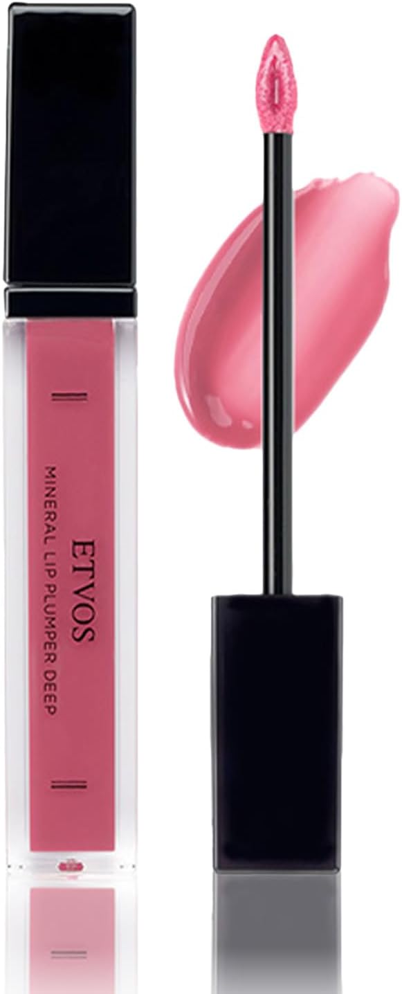 ETVOS Mineral Lip Plumper, Deep #Dusty Pink (Lip Gloss, High Color, Gloss, Gloss Vertical, Beauty Oil, Soap Off)