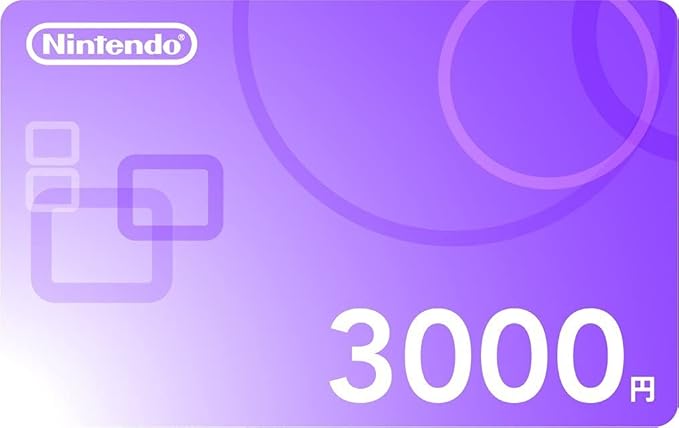 ニンテンドープリペイド番号 3000円|オンラインコード版