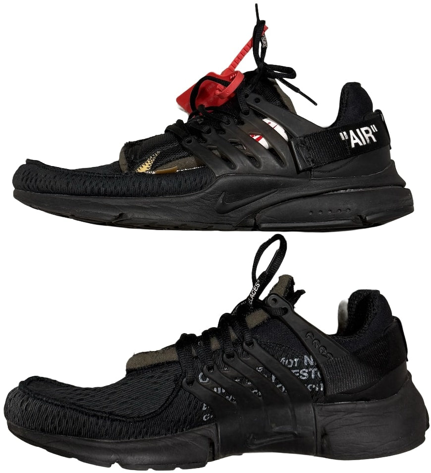NIKE X OFF WHITE 'BLACK' AIR PRESTO