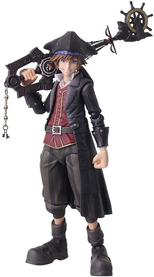KINGDOM HEARTS III BRING ARTS Sora Pirates of the Caribbean Ver. PVC Pre-Painted Action Figure
