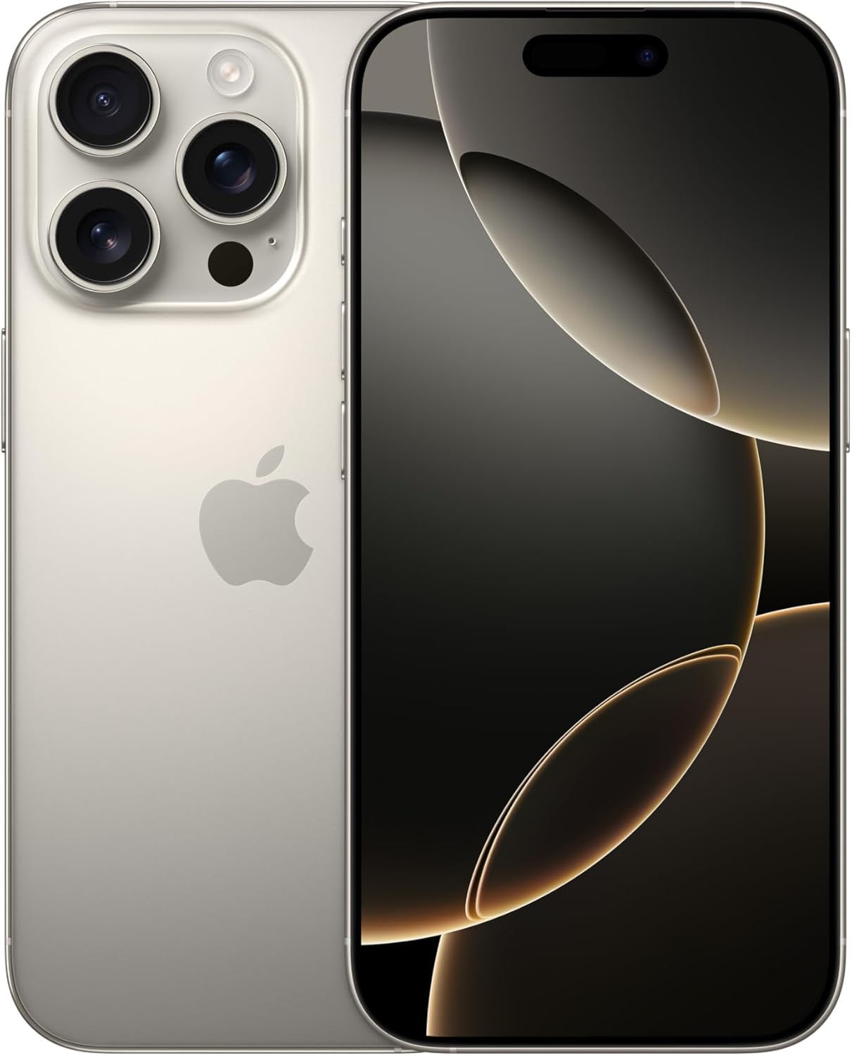 (Refurbished) Apple iPhone 16 Pro 128 GB Natural Titanium SIM Free 5G Compatible