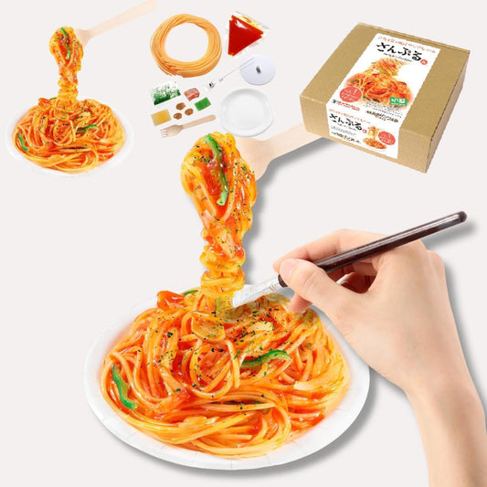 Original Food Sampler (Official) Made Your Own Food Sample Kit, Sampler Vol. 1, Spaghetina Politan, Safe for Children, Parent-child Crafts, Uplifting Pasta, Replica Hood, DIY, Freestyle Crafts