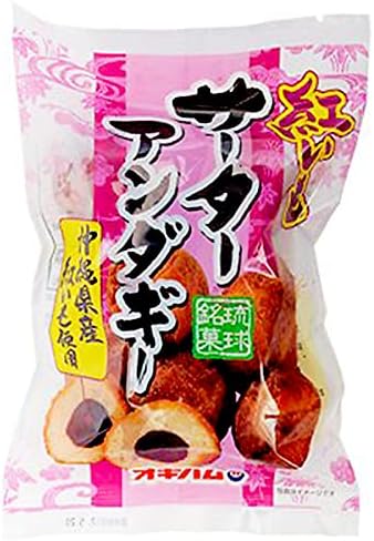 Okinawa Souvenir, Okinawa Style Donuts, Made with Japanese Potatoes from Okinawa Prefecture, Fried Sweets, Gourmet Red Momo, Sater Andagi, 1.4 oz (40 g) x 6 Packs