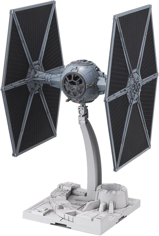 BANDAI SPIRITS Star Wars 1/72 TIE Fighter Pre-painted Plastic Model (New Package Version)