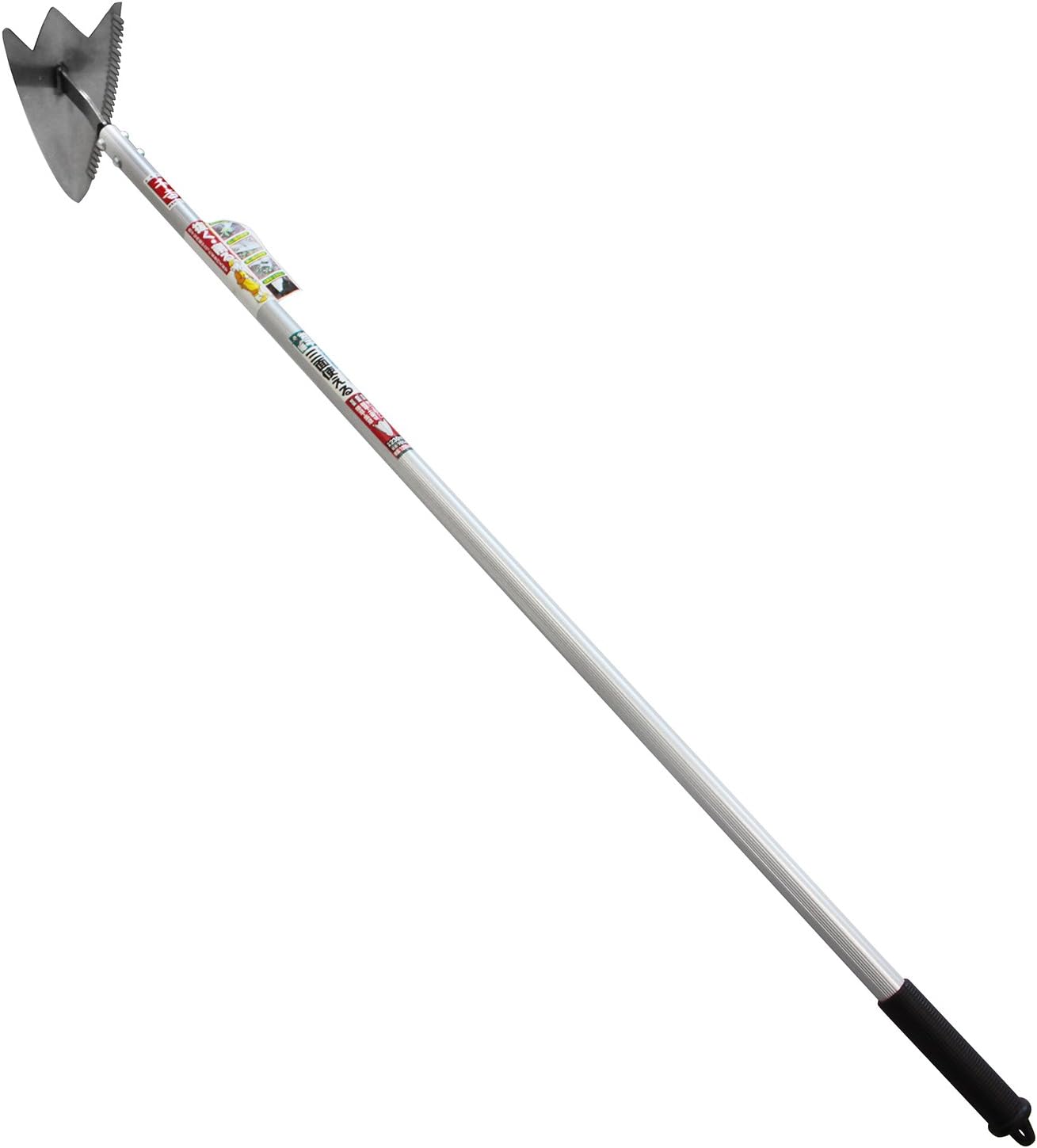 Senkichi Stainless Steel Head Multi-purpose Weeding Hoe, Aluminum Handle, Three-sided, Handle Length 47.2 inches (1,200 mm), Blade Length 9.1 inches (230 mm), Lightweight 24.7 oz (700 g), Ridging
