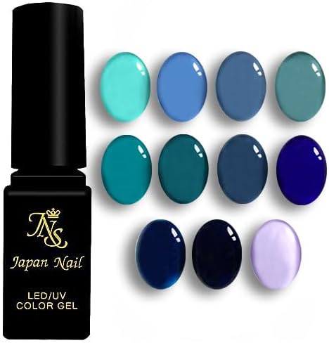 Japan Nail Color Gel, Made in Japan, Cosmetics Registered LED, UV Compatible Gel, Blue & Purple Color 827