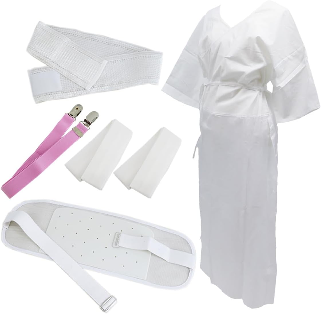 Large Size ll 3L, 4L, 5L, Yukata Dressing Accessories, Set of 5 (Kimono Slip, Mesh Front, Mesh Body, 2 Waist Straps, Kimono Belt), Loose Size, Yukata Dressing Accessories, Yukata Dressing Set, Yukata