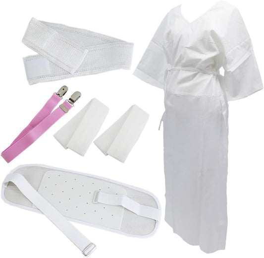 Large Size ll 3L, 4L, 5L, Yukata Dressing Accessories, Set of 5 (Kimono Slip, Mesh Front, Mesh Body, 2 Waist Straps, Kimono Belt), Loose Size, Yukata Dressing Accessories, Yukata Dressing Set, Yukata