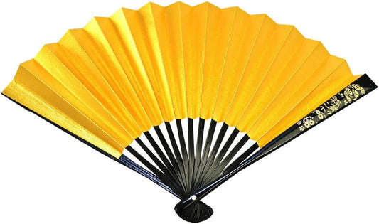 Nagomiya Japanese Fan, Made in Japan, Suehiro, Black Bones, Celebration Fan, For Weddings, For Black Tomesode, Women's