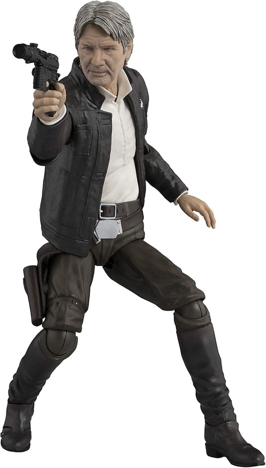 S.H. Figuarts Star Wars Han Solo (Star Wars: The Force Awakens), PVC & ABS Pre-painted Action Figure