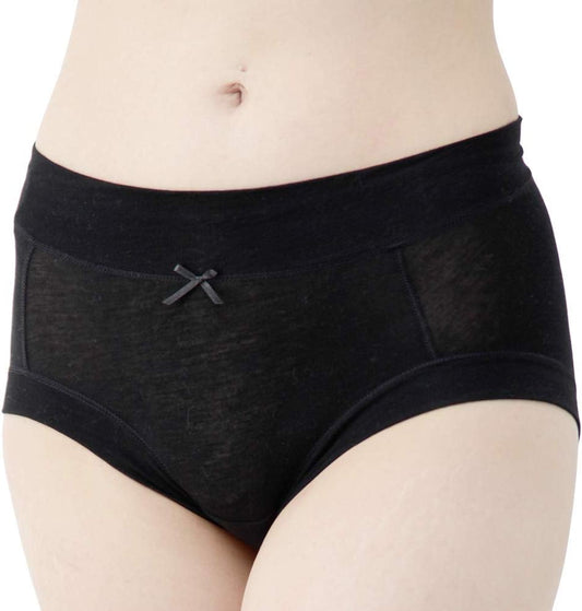 Body Hints Rice Bran Panties, For Beautiful Skin, Moisturizing, Standard Length, Rice Bran Inner, Made in Japan, Sensitive Skin, Women’s Pants, Recommended by the Japan Atopic Association