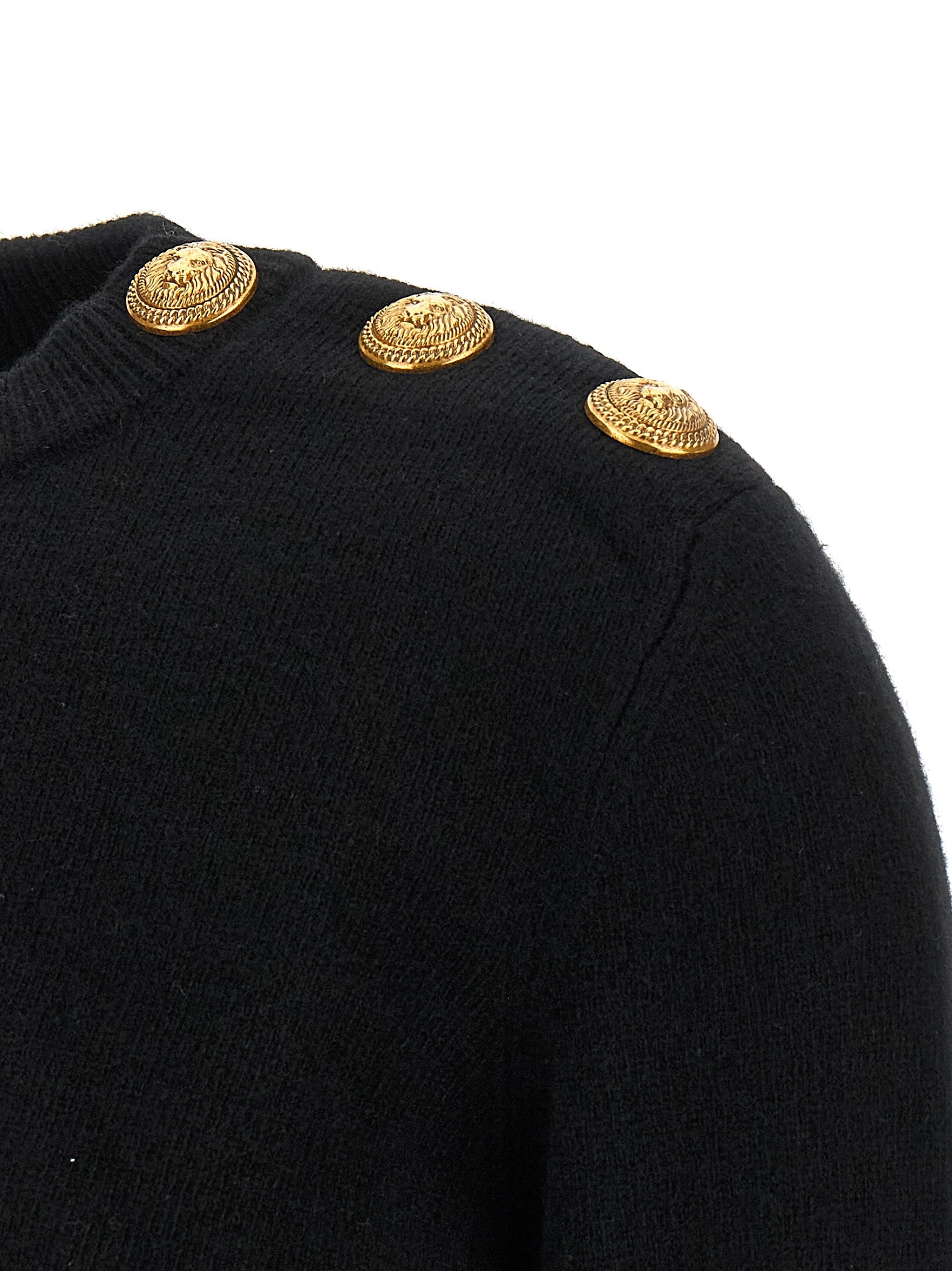 Balmain Eco Cashmereボタンセーター - Image 1