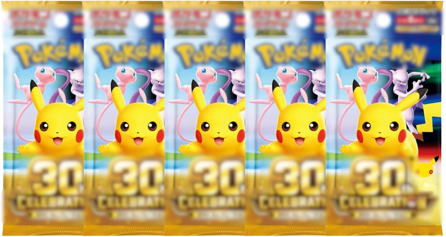 MEGA Expansion Pack 30th CELEBRATION (Sold Separately) (5 Pack Set)