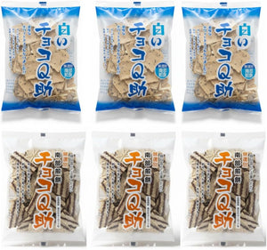 【Tohoku Limited】Nanbu Senbei White Choco Qsuke x3 Bags, Choco Qsuke x3, Chocolate Senbei, Snacks, Shinbori, Aomori Prefecture, Hachinohe City (Shipped Cool in June-September)