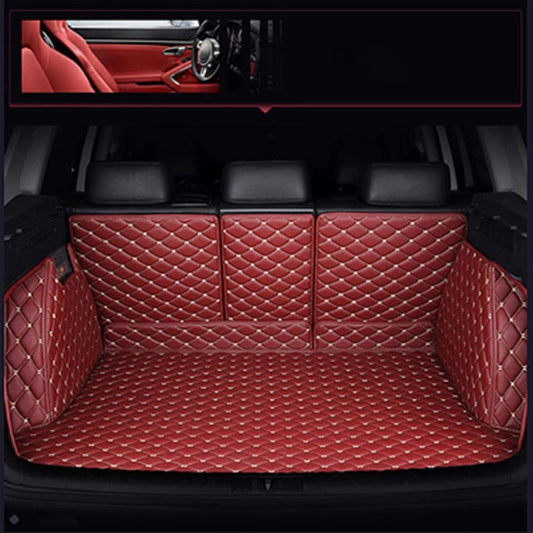 Custom Car Trunk Mat For Toyota Prius 30 Series ZVW30 2009-2017 XPE Leather Luggage Mat Cargo Mat Full Set Waterproof Car Trunk Mat All Weather Abrasion Resistant Dirt Resistant Interior Parts Car
