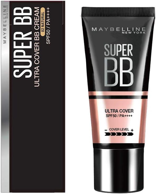Maybelline BB Cream SP BB Ultra Cover 02 Medium Ochre SPF 50/PA++++ UV Protection