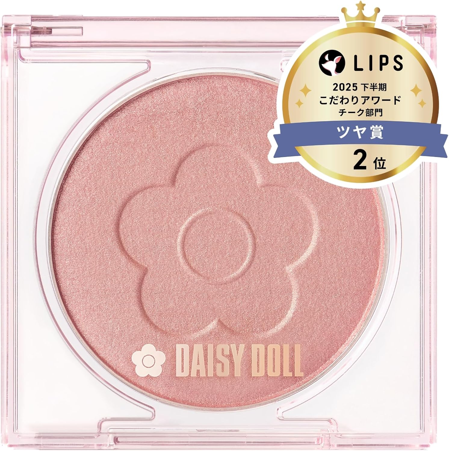 DAISY DOLL by MARY QUANT Powder Blush Bloom 02 Holo Yoi Cherry, Red Teak, Pearl, Shiny, Teak