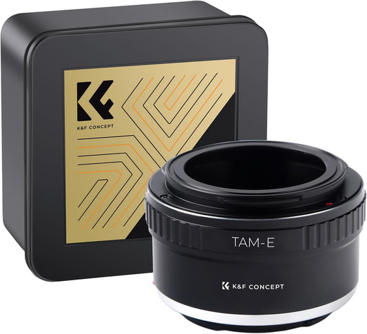 K&F CONCEPT マウントアダプター Tamron対応 タムロン マウント レンズ ソニー対応対応 NEX Eマウント カメラ装着用 レンズアダプター マウント変換アダプター NEX-3 NEX-3C NEX-5 NEX-6 NEX-7 a6700 a7CII ZV-E10 高精度 無限遠実現 メーカー直営店