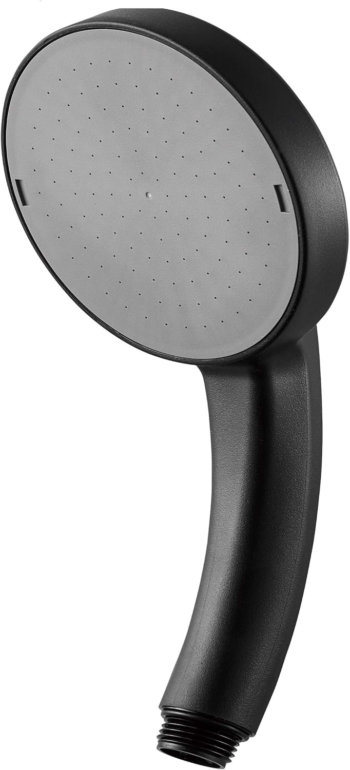 SANEI PS350-80XA-D Shower Head, Large Shower Plate, Made in Japan, Large Volume, Black