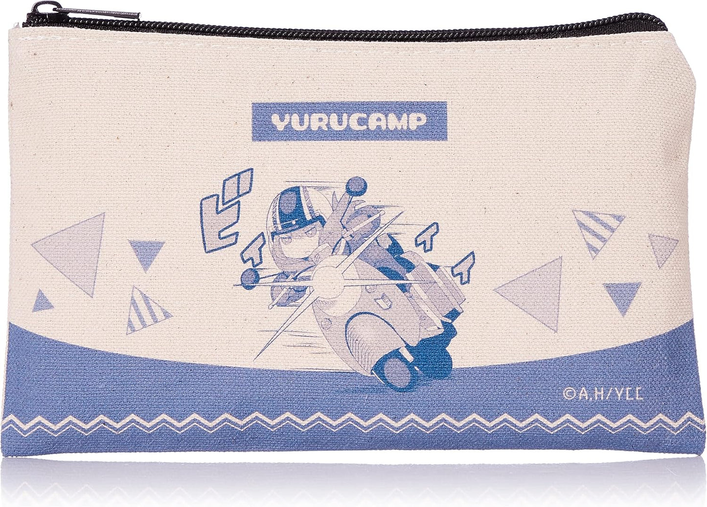 License Agent Yurucamp Flat Pouch Design 03 (Shima Rin/B)
