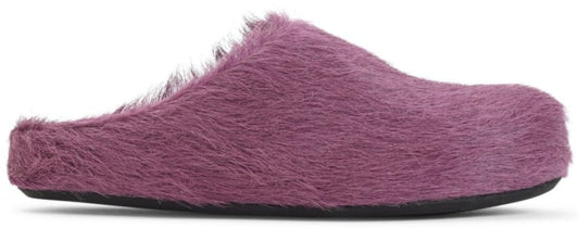 MARNI 'PURPLE' SABOT SLIPPERS