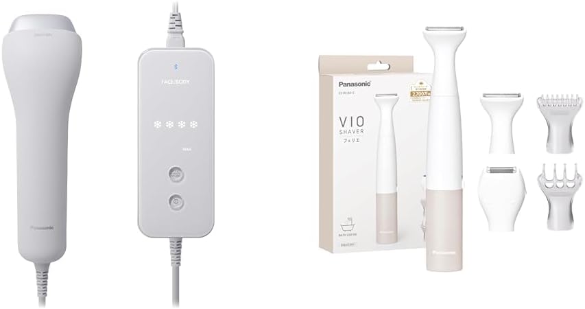 Panasonic Smooth Epi Power & Cool VIO Compatible ES-WG0B-H + VIO-Customized Shaver ES-WV63-E