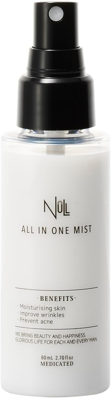 NULL Medicated All-in-One Mist Men's Lotion, After Shave Lotion, Men's, Moisturizing, Spray, Skin Care, Milky Lotion, Serum, 80 Days Work, 2.8 fl oz (80 ml)