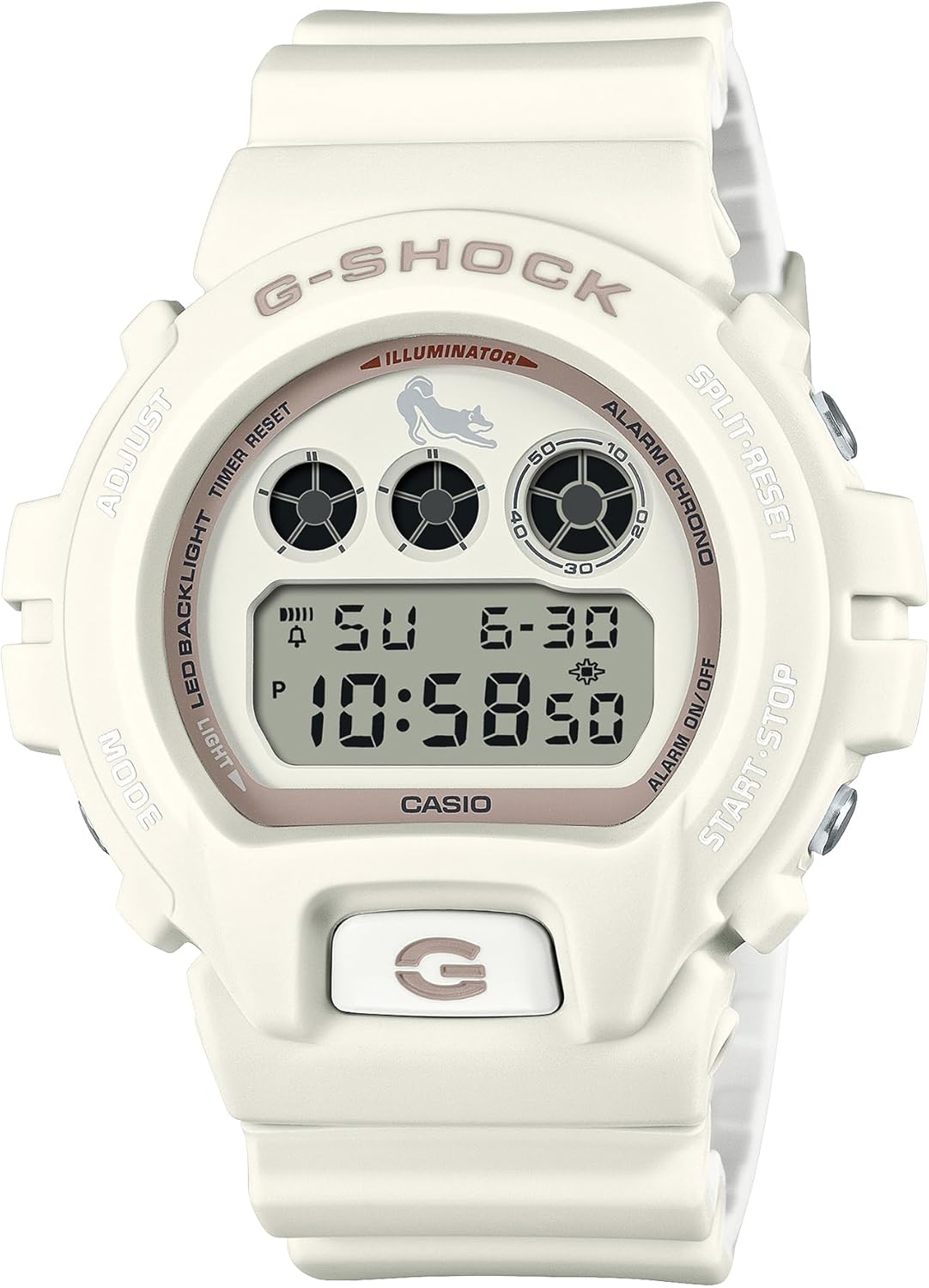 G-Shock SHIBAINU Made in Japan, Shiba / Off White, Sports Character