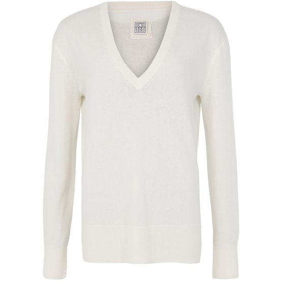 TOTEME Cashmere V-neck sweater - Image 1