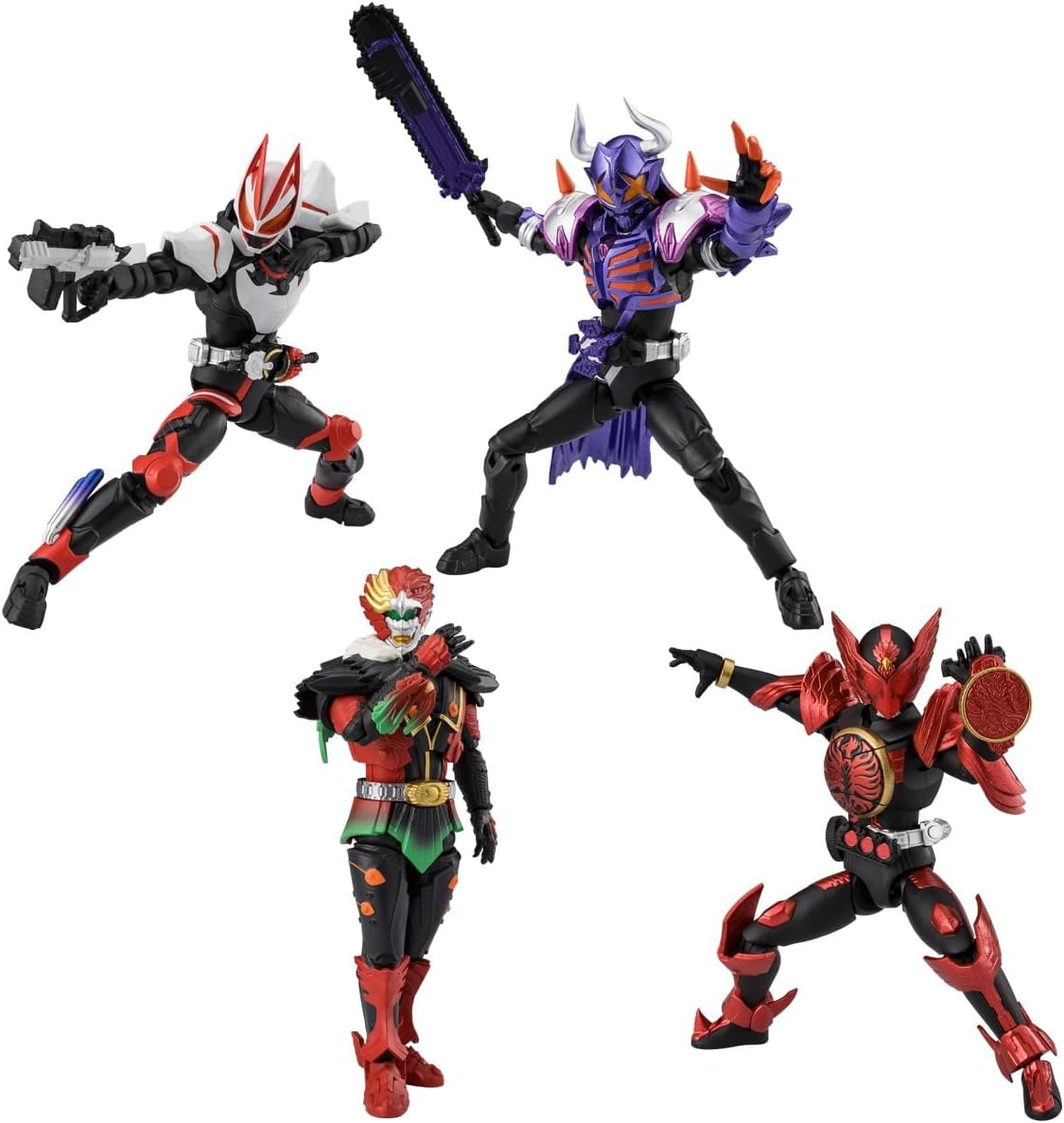 BANDAI Shodo EXCEED Kamen Rider Chewing Gum Toy/Gum Set【BOX Sale/4-piece Set】