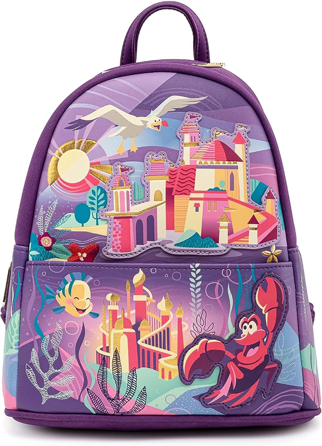 Loungefly Disney Ariel Castle Collection Mini Backpack