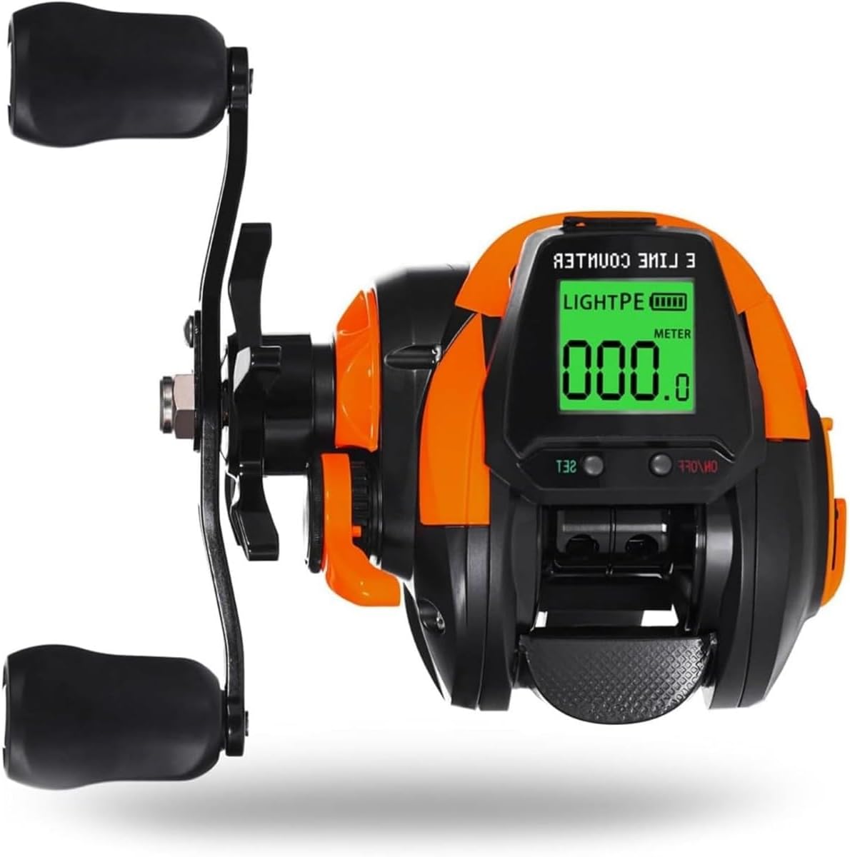 Electric Reel, Spinning Reel, Fly Reel, USB Rechargeable, Smooth Winding, Maximum Drag Force, 22.0 lbs (10 kg), Gear Ratio 7.2:1, Lightweight, Strong Drag Force, For Far-Toasting, Ice Fishing