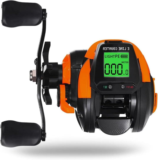 Electric Reel, Spinning Reel, Fly Reel, USB Rechargeable, Smooth Winding, Maximum Drag Force, 22.0 lbs (10 kg), Gear Ratio 7.2:1, Lightweight, Strong Drag Force, For Far-Toasting, Ice Fishing