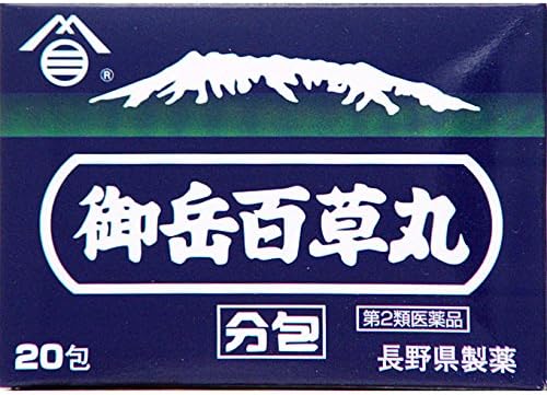 【第2類医薬品】御岳百草丸 分包 20粒×20 ×3