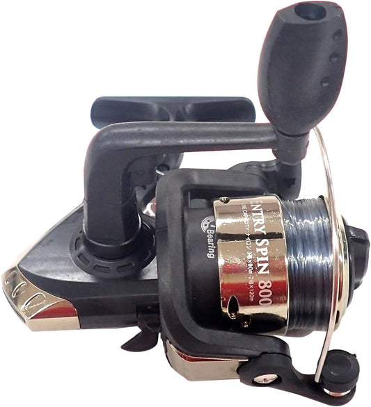 Turing Monkey(ツリングモンキー) ツリモン 糸付スピニングリール エントリースピン 800 ガンメタ