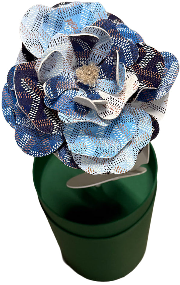 GOYARD 'MON AMIE LA ROSE' LEATHER FLOWER
