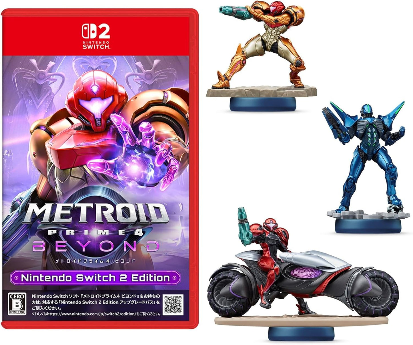メトロイドプライム4 ビヨンド Nintendo Switch 2 Edition -Switch2 + amiibo サムス・サイラックス・サムス&ヴァイオラ【メトロイドプライム4】（メトロイドシリーズ） ＆ 【Amazon.co.jp限定】特典 アイテム未定 同梱