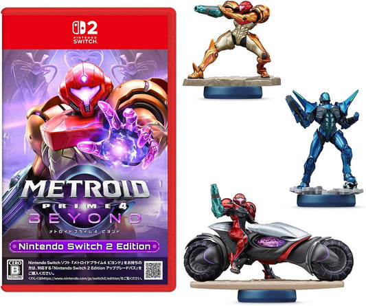 メトロイドプライム4 ビヨンド Nintendo Switch 2 Edition -Switch2 + amiibo サムス・サイラックス・サムス&ヴァイオラ【メトロイドプライム4】（メトロイドシリーズ） ＆ 【Amazon.co.jp限定】特典 アイテム未定 同梱