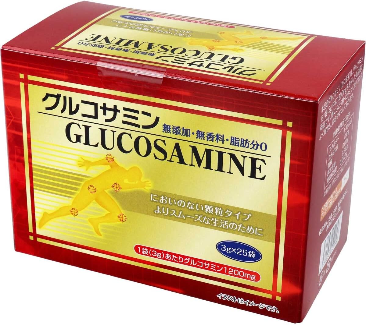 【幕張文具4A】※グルコサミン 3g×25袋入×12個セット