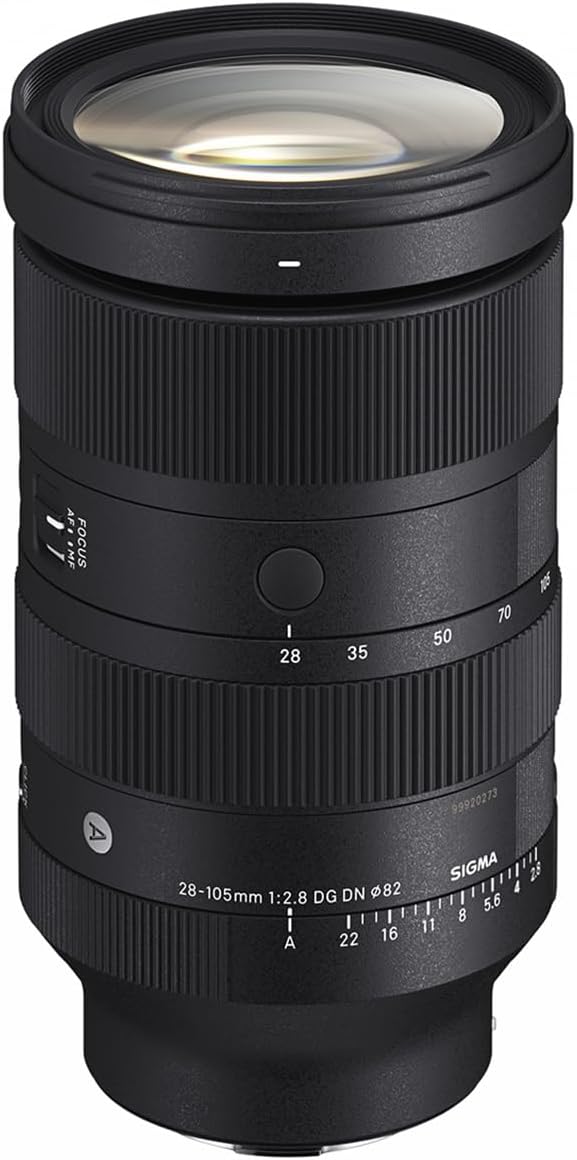 Sigma Sigma Sony E Mount Lens 28-105mm F2.8 DG DN Zoom Standard Full Size for Art Mirrorless Only