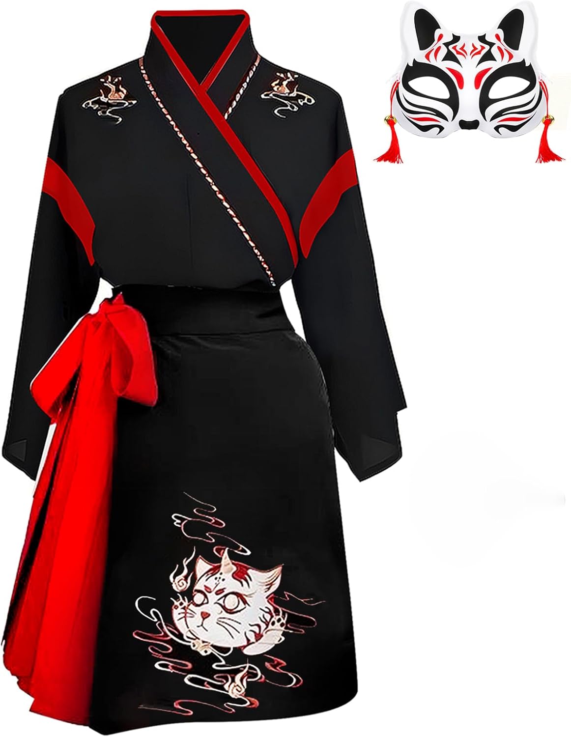 [Yi-gog] 巫女 コスプレ 巫女 レディース 和服 着物 漢服 仮装ハロウィン 仮装 レディース 衣装 可愛い