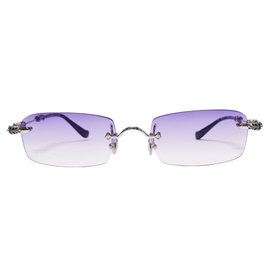 CHROME HEARTS 'PILLS III BLUE' BLACK/SILVER SUNGLASSES