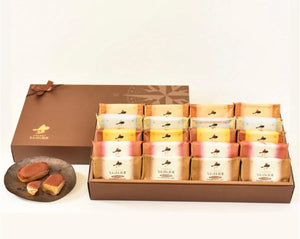 (1 box) Naban 20 pieces (4 pieces of raspberries, 4 pieces of Itoshima milk (uses Itomonogatari milk), 4 pieces of gold sweets from Kumamoto Prefecture, 4 pieces of seasonal change), Fukuoka, Hakata