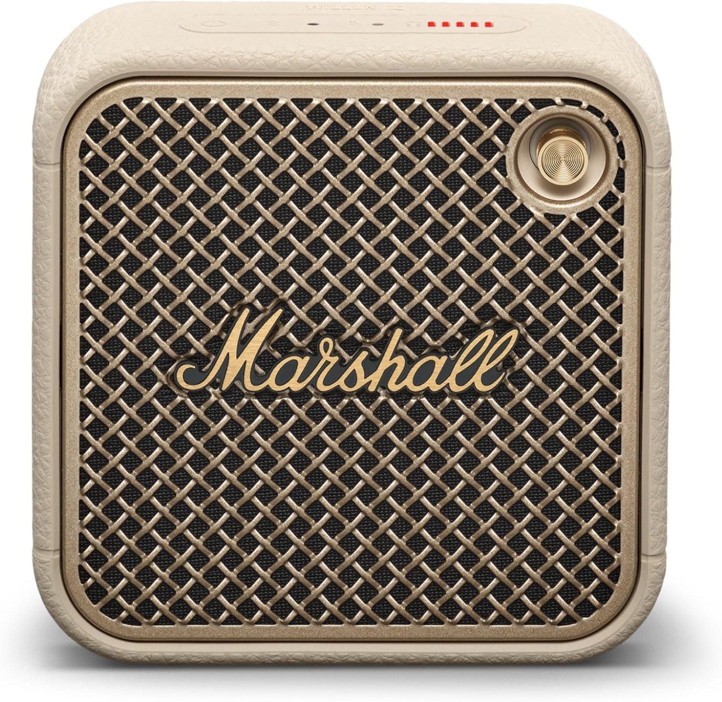 Marshall Willen II Wireless Portable Waterproof Speaker, Cream, 17 Hours of Continuous Playback, IP67 Waterproof, Ultra Compact, Rapid Charging