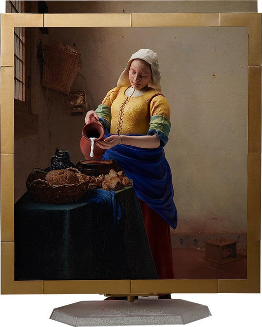 figma Table Art Museum by Vermeer Milk Pouring Woman Non-Scale Plastic Painted Action Figure
